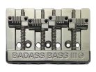 BB3343001 Allparts  Leo Quan® Badass III 4-string bass bridge, grooved saddles, nickel