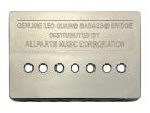 BB3343001 Allparts  Leo Quan® Badass III 4-string bass bridge, grooved saddles, nickel