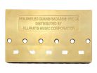 BB3345002 Allparts  Leo Quan® Badass V 5-string bass bridge, grooved saddles, gold