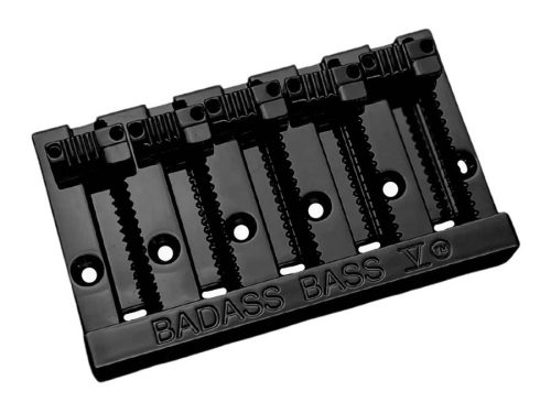 BB3345003 Allparts  Leo Quan® Badass V 5-string bass bridge, grooved saddles, black