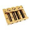 BB3351002 Allparts  4-string grooved Omega bass bridge, gold