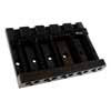 BB3361003 Allparts  5-string grooved Omega bass bridge, black