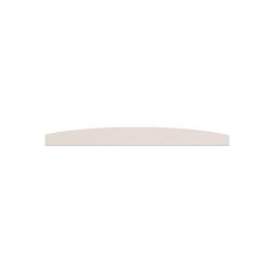   BBS-4 Boston  bridge saddle, bone, 77x(8-10-7)x2,7mm, folk, arched