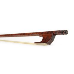   BBV-50 ELS  baroque violin bow, snakewood, snakewood frog and button