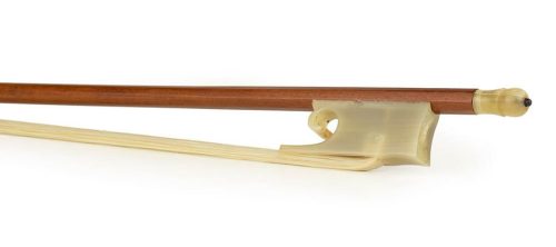 BBV-75 ELS  baroque violin bow, pernambouco, horn frog and head plate