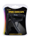 BC-85-BK Boston  spring loaded capo for acoustic or electric guitar, black