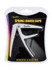 BC-85-MC/10 Boston  10-pack of spring loaded capos for acoustic or electric guitar, mixed colors