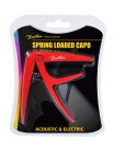 BC-85-MC/10 Boston  10-pack of spring loaded capos for acoustic or electric guitar, mixed colors