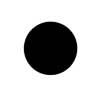 BD-059 Hayman  black dot patch, with adhesive back, 15 cm. / 5,9 inch