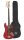 BD1/CAR SX Standard Series J-style electric bass guitar, candy apple red, with gig bag