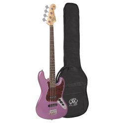   BD1/MPP SX Standard Series J-style electric bass guitar, midnight purple, with gig bag