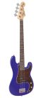 BD2/EB SX Standard Series P-style electric bass guitar, electric blue, with gig bag