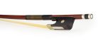 BDF-10/12 ELS  french d. bass bow, 1/2, brazilwood, octagonal stick, ebony frog, single eye, whalebone imitation