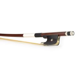   BDF-25/34 ELS  french d. bass bow, 3/4, brazilwood, octagonal stick, ebony frog, parisian eye, fully nickel mounte