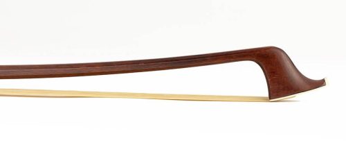 BDF-25/44 ELS  french d. bass bow, 4/4, brazilwood, octagonal stick, ebony frog, parisian eye, fully nickel mounte
