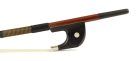 BDG-10/34 ELS  german d. bass bow, 3/4, brazilwood, octagonal stick, ebony frog, single eye, whalebone imitation