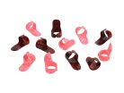 BFP-M/12 Boston  finger picks, celluloid, 12 pcs in mixed colors, medium