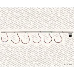   BFT-06-A Proel  lighting bar with wiring, 230x7,5cm, for 6 lights with sox-19-mp aan uiteinde+6 cables