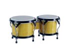 BG-405-NT Hayman  bongo, hardwood, 6,85"+7,95", rawhide skins, black hardware, natural