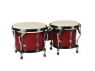 BG-405-RD Hayman  bongo, hardwood, 6,85"+7,95", rawhide skins, black hardware, red