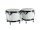 BG-405-WH Hayman  bongo, hardwood, 6,85"+7,95", rawhide skins, black hardware, white