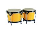 BG-405-YE Hayman  bongo, hardwood, 6,85"+7,95", rawhide skins, black hardware, yellow