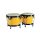 BG-405-YE Hayman  bongo, hardwood, 6,85"+7,95", rawhide skins, black hardware, yellow