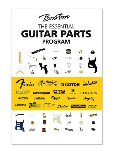 BGPCAT-2020 Boston  guitar parts catalog 2020, 164 pages full color