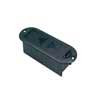 BH-2100 Boston  battery holder, horizontal type, without screws and connector, for 9V block battery