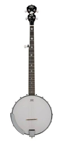 BJ305TK SX  5 string open back banjo, natural satin, with bag, strap, picks and tuner