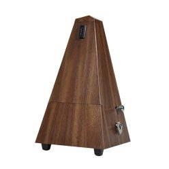   BMM-100-WG Boston  mechanical metronome with bell (0-2-3-4-6), 40-208 bpm, pyramid model, wood grain