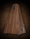 BMM-100-WG Boston  mechanical metronome with bell (0-2-3-4-6), 40-208 bpm, pyramid model, wood grain