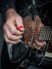 BMP-LHH Black Mountain  spring action thumb pick HEAVY LEFTY