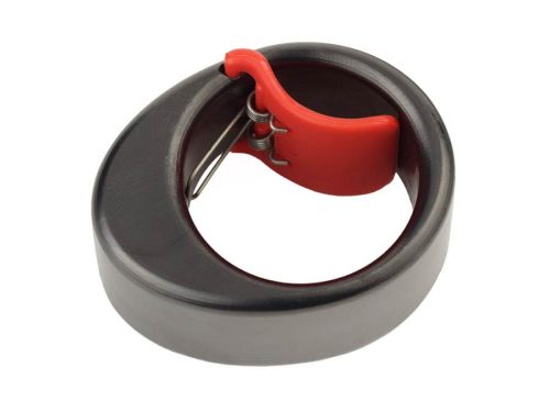 BMSR50/L Black Mountain  slide ring, 50gr steel with spring loaded grip clip LARGE 24mm