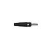 BN-060-BK Boston  banana plug, 1-pole, pvc black