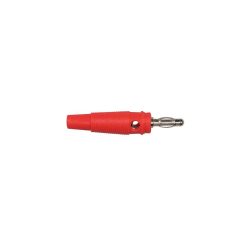 BN-060-RD Boston  banana plug, 1-pole, pvc red