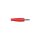 BN-060-RD Boston  banana plug, 1-pole, pvc red