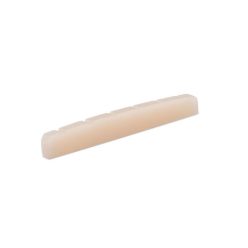   BN-9U Boston  top nut for electric guitar, Stallion model, unbleached bone, 44x6x3,2mm, pre-filed