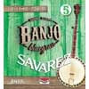 BN80L Savarez  string set 5-string banjo, bluegrass, light, 009-011-013-020W-009