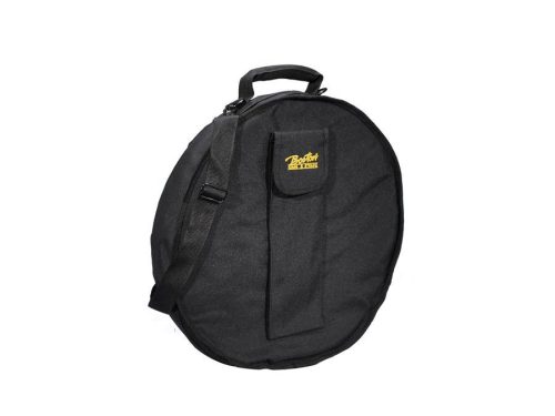 BOB-16 Boston  bodhran gig bag, black cordura, 10 mm. padded, with strap and accessory pocket, 16"