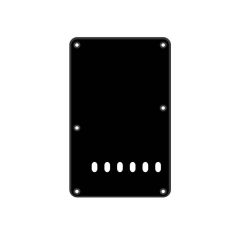   BP-113-B Boston  back plate, string spacing 11,2mm, 1 ply, standard Stallion, 86x138mm, black