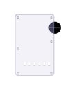 BP-113-TR Boston  back plate, string spacing 11,2mm, 1 ply, standard Stallion, 86x138mm, transparent