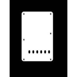   BP-113-W Boston  back plate, string spacing 11,2mm, 1 ply, standard Stallion, 86x138mm, white