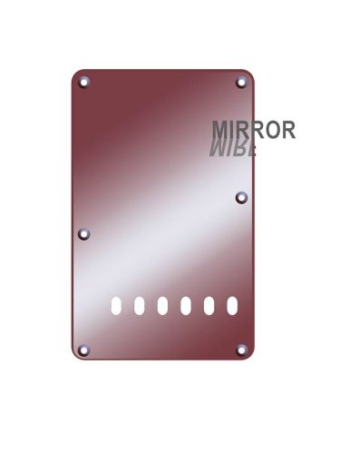 BP-213-MR Boston  back plate, string spacing 11,2mm, 2 ply, standard Stallion, 86x138mm, mirror red