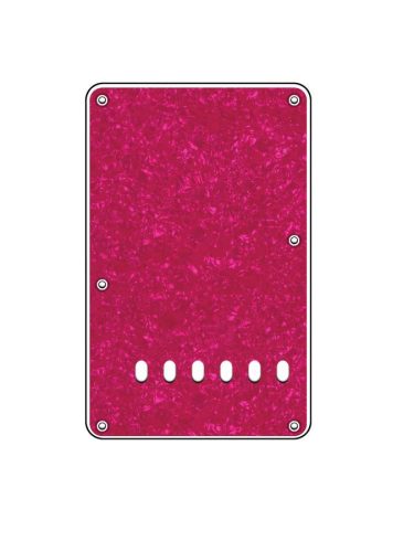 BP-213-PP Boston  back plate, string spacing 11,2mm, 2 ply, standard Stallion, 86x138mm, pearl pink