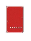 BP-213-SRD Boston  back plate, string spacing 11,2mm, 2 ply, standard Stallion, 86x138mm, sparkling red