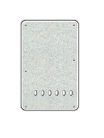 BP-213-SSV Boston  back plate, string spacing 11,2mm, 2 ply, standard Stallion, 86x138mm, sparkling silver