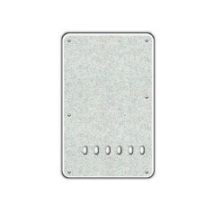   BP-213-SSV Boston  back plate, string spacing 11,2mm, 2 ply, standard Stallion, 86x138mm, sparkling silver