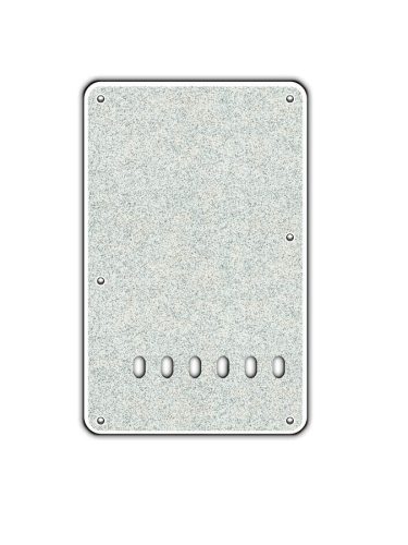 BP-213-SSV Boston  back plate, string spacing 11,2mm, 2 ply, standard Stallion, 86x138mm, sparkling silver