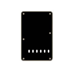   BP-313-BC Boston  back plate, string spacing 11,2mm, 3 ply, standard Stallion, 86x138mm, black & cream